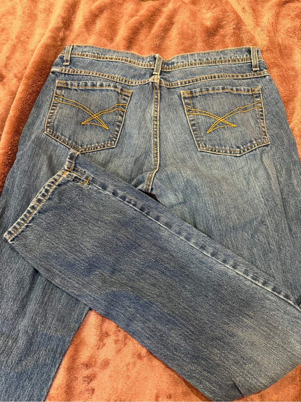 Kylie Cinch Classic Medium Blue Straight Leg Jeans